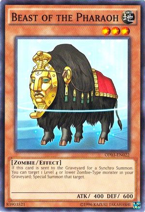 Beast of the Pharaoh (OP03-EN022) - OTS Tournament Pack 3 Unlimited