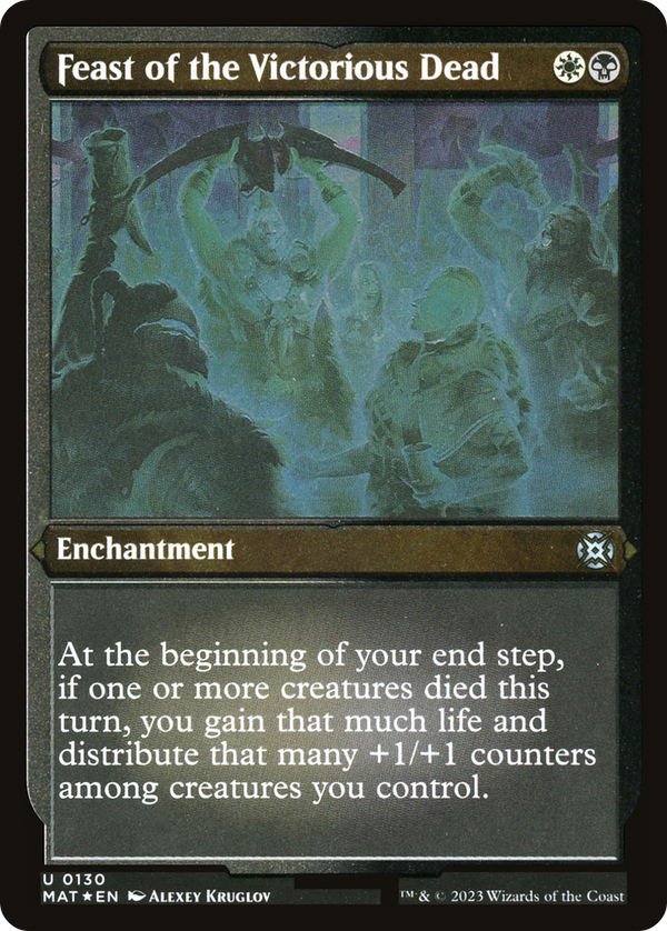 Feast of the Victorious Dead (Foil Etched) (MAT-130) - March of the Machine: The Aftermath Foil
