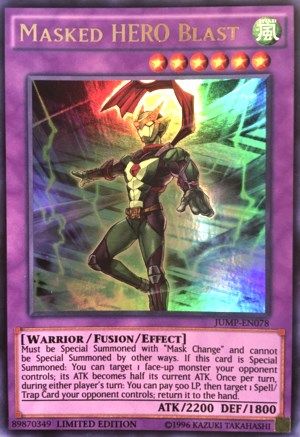 Masked HERO Blast (JUMP-EN078) - Shonen Jump Magazine Promos Limited