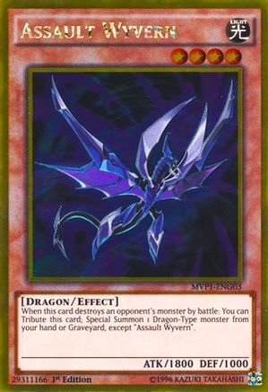 Assault Wyvern (MVP1-ENG03) - The Dark Side of Dimensions Movie Pack: Gold Edition 1st Edition