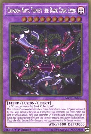 Crimson Nova Trinity the Dark Cubic Lord (MVP1-ENG40) - The Dark Side of Dimensions Movie Pack: Gold Edition 1st Edition