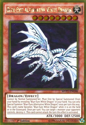 Blue-Eyes Alternative White Dragon (MVP1-ENG46) - The Dark Side of Dimensions Movie Pack: Gold Edition Unlimited