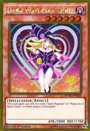 Dark Magician Girl (MVP1-ENG56) - The Dark Side of Dimensions Movie Pack: Gold Edition Unlimited
