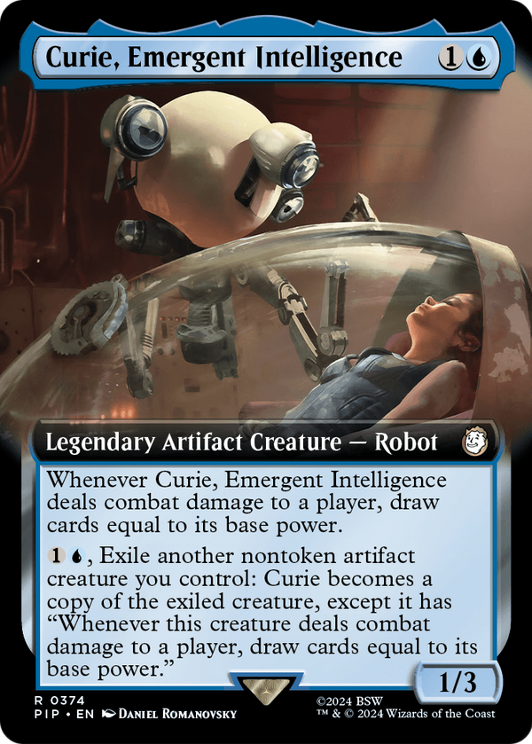 Curie, Emergent Intelligence (Extended Art) (PIP-374) - Fallout: (Extended Art) Foil