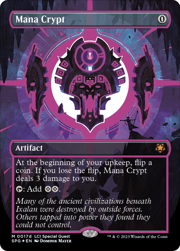 Mana Crypt (0017d) (Borderless) (SPG-17D) - Special Guests Foil
