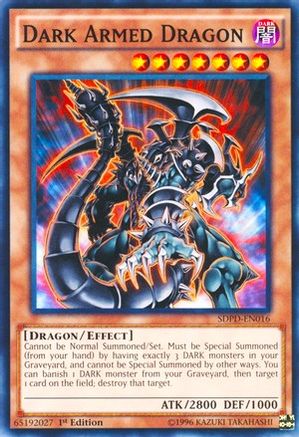Dark Armed Dragon (SDPD-EN016) - Structure Deck: Pendulum Domination 1st Edition