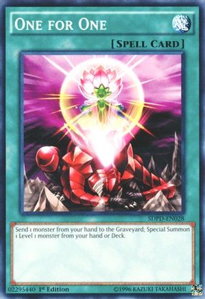 One for One (SDPD-EN028) - Structure Deck: Pendulum Domination 1st Edition