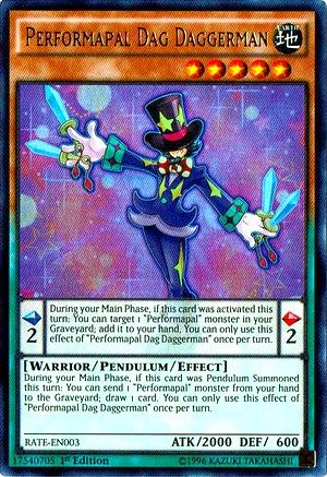 Performapal Dag Daggerman (RATE-EN003) - Raging Tempest Unlimited