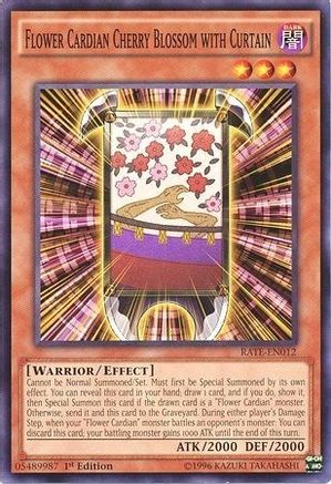 Flower Cardian Cherry Blossom with Curtain (RATE-EN012) - Raging Tempest 1st Edition