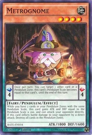 Metrognome (RATE-EN034) - Raging Tempest 1st Edition