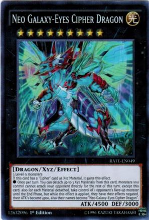 Neo Galaxy-Eyes Cipher Dragon (RATE-EN049) - Raging Tempest Unlimited