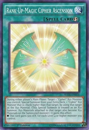 Rank-Up-Magic Cipher Ascension (RATE-EN056) - Raging Tempest Unlimited