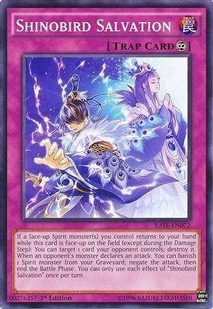 Shinobird Salvation (RATE-EN072) - Raging Tempest Unlimited