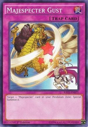 Majespecter Gust (RATE-EN075) - Raging Tempest 1st Edition