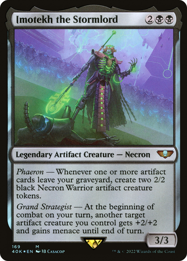 Imotekh the Stormlord (40K-169) - Warhammer 40,000 Commander Foil