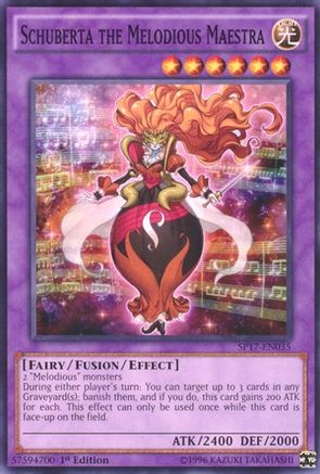 Schuberta the Melodious Maestra (SP17-EN035) - Star Pack - Battle Royal 1st Edition