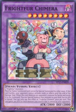 Frightfur Chimera (Starfoil) (SP17-EN039) - Star Pack - Battle Royal 1st Edition
