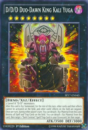 D/D/D Duo-Dawn King Kali Yuga (SP17-EN045) - Star Pack - Battle Royal 1st Edition