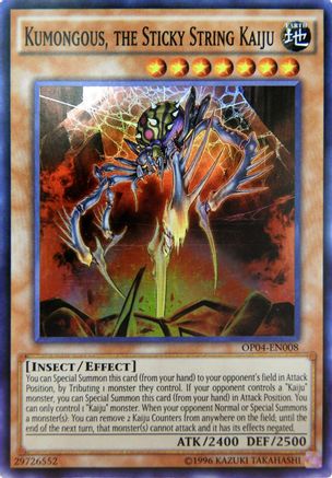 Kumongous, the Sticky String Kaiju (OP04-EN008) - OTS Tournament Pack 4 Unlimited