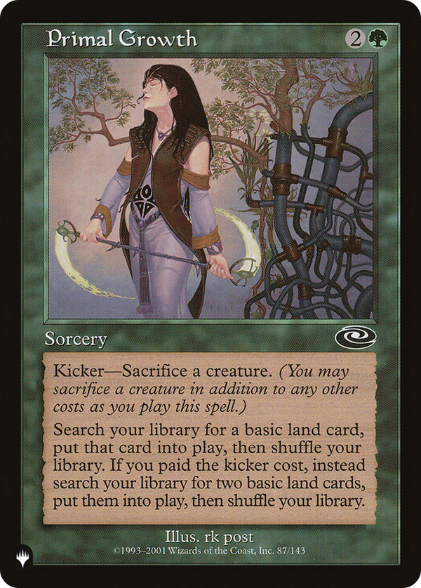 Primal Growth (LIST-PLS-87) - The List