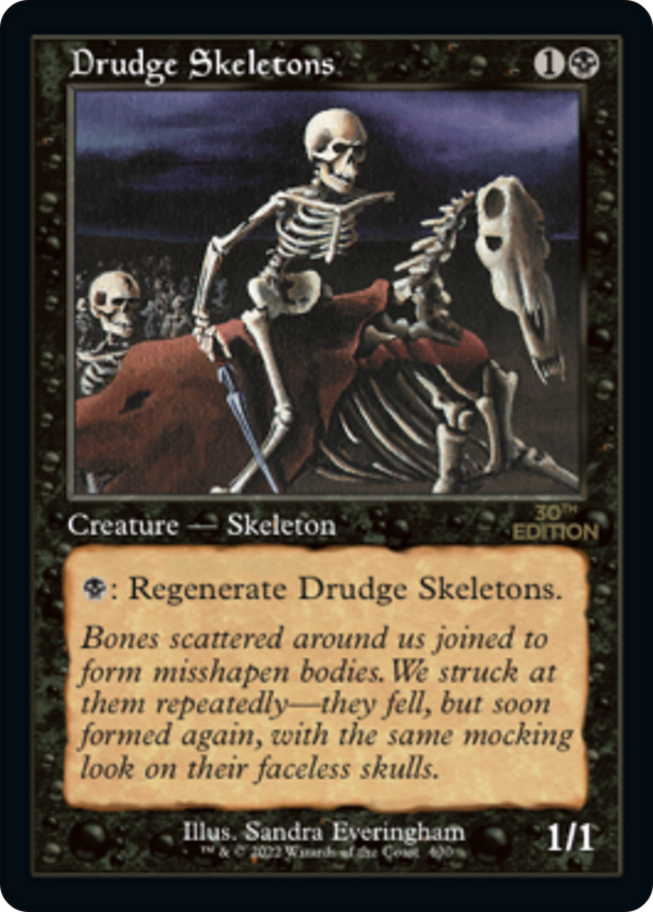Drudge Skeletons (Retro Frame) (30A-400) - 30th Anniversary Edition
