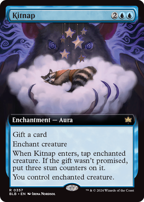 Kitnap (Extended Art) (BLB-357) - Bloomburrow: (Extended Art) Foil