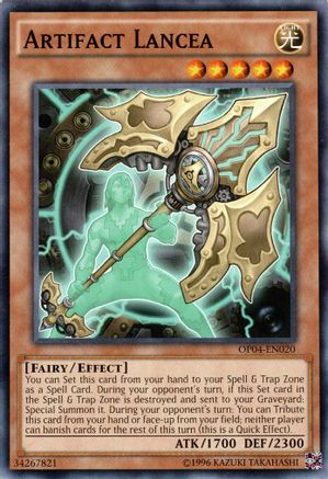 Artifact Lancea (OP04-EN020) - OTS Tournament Pack 4 Unlimited