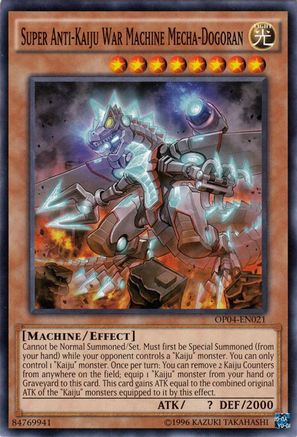 Super Anti-Kaiju War Machine Mecha-Dogoran (OP04-EN021) - OTS Tournament Pack 4 Unlimited