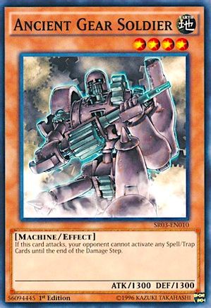 Ancient Gear Soldier (SR03-EN010) - Structure Deck: Machine Reactor 1st Edition