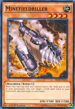 Minefieldriller (SR03-EN014) - Structure Deck: Machine Reactor Unlimited