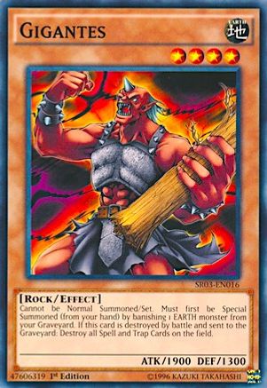 Gigantes (SR03-EN016) - Structure Deck: Machine Reactor Unlimited