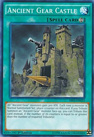 Ancient Gear Castle (SR03-EN023) - Structure Deck: Machine Reactor 1st Edition