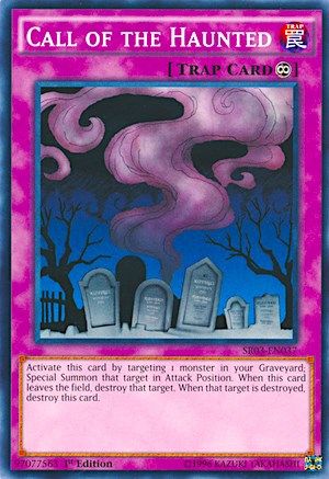 Call of the Haunted (SR03-EN037) - Structure Deck: Machine Reactor 1st Edition