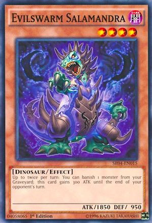 Evilswarm Salamandra (SR04-EN015) - Structure Deck: Dinosmasher's Fury Unlimited