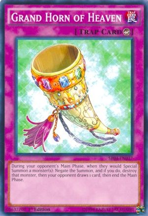 Grand Horn of Heaven (SR04-EN037) - Structure Deck: Dinosmasher's Fury 1st Edition