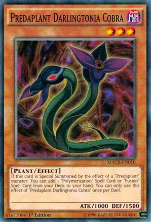 Predaplant Darlingtonia Cobra (MACR-EN010) - Maximum Crisis 1st Edition