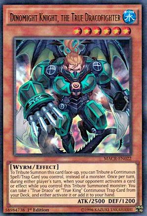 Dinomight Knight, the True Dracofighter (MACR-EN022) - Maximum Crisis Unlimited