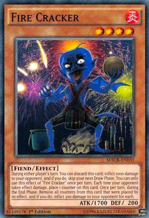Fire Cracker (MACR-EN035) - Maximum Crisis 1st Edition