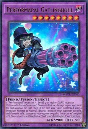 Performapal Gatlinghoul (MACR-EN040) - Maximum Crisis Unlimited