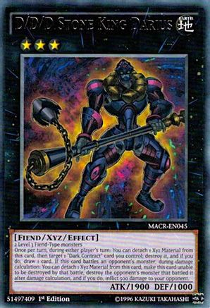 D/D/D Stone King Darius (MACR-EN045) - Maximum Crisis Unlimited