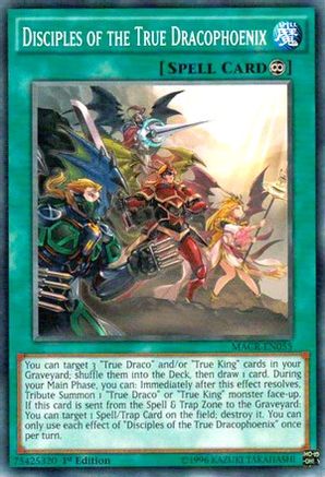 Disciples of the True Dracophoenix (MACR-EN055) - Maximum Crisis 1st Edition