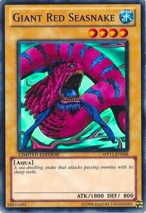 Giant Red Seasnake (WP11-EN008) - World Championship 2011 Card Pack Limited