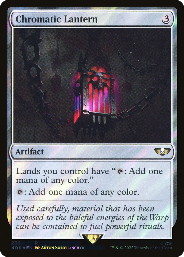 Chromatic Lantern (Surge Foil) (40K-232) - Warhammer 40,000 Commander Foil