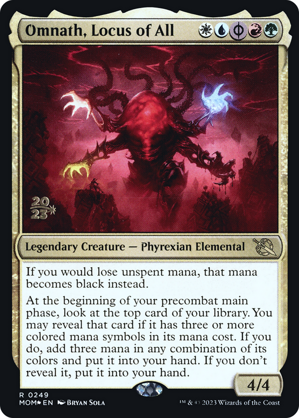 Omnath, Locus of All (PRE-249) - March of the Machine Promos Foil