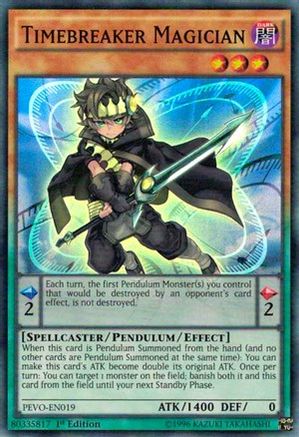 Timebreaker Magician (PEVO-EN019) - Pendulum Evolution 1st Edition