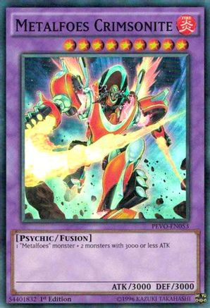 Metalfoes Crimsonite (PEVO-EN053) - Pendulum Evolution 1st Edition