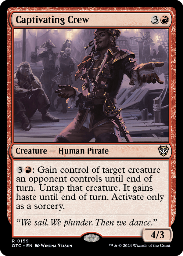 Captivating Crew (OTC-159) - Outlaws of Thunder Junction Commander