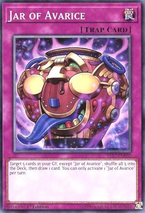 Jar of Avarice (YS17-EN032) - Starter Deck: Link Strike 1st Edition