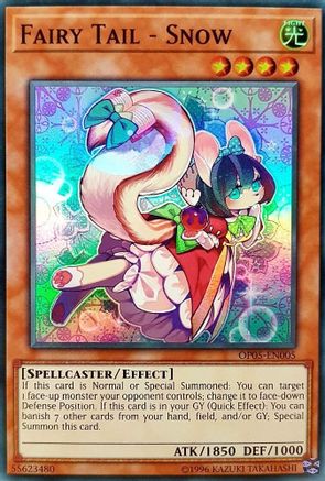 Fairy Tail - Snow (OP05-EN005) - OTS Tournament Pack 5 Unlimited