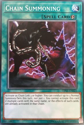 Chain Summoning (OP05-EN025) - OTS Tournament Pack 5 Unlimited